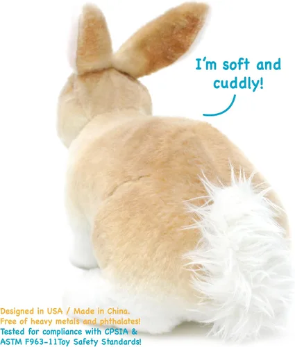 Vista 5 de TigerHart Ridley The Rabbit - Conejito de peluche realista de 11 pulgadas