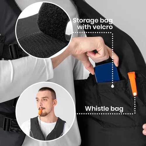 Vista 5 de XGEAR Chaleco salvavidas para deportes acuáticos para adultos USCG