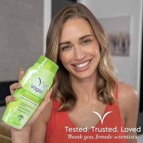 Vista 2 de Vagisil DETOX SALUDABLE En todo el lavado corporal para mujeres, ginecólogo, probado, hipoalergénico y pH equilibrado, 12 onzas, paquete de 1