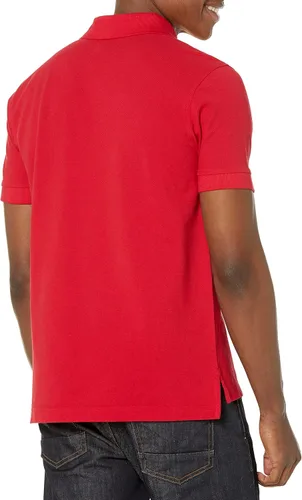 Vista 2 de Brooks Brothers Men's Short Sleeve Cotton Pique Stretch Logo Polo Shirt