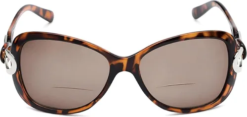 Vista 8 de The Delia - Lentes de sol de lectura bifocales, estilo cuadrado retro para mujer Púrpura