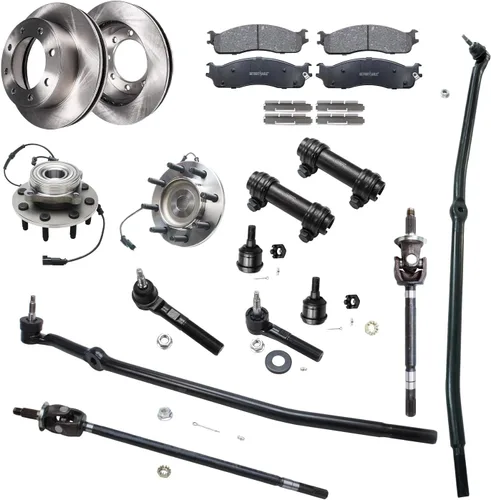 Vista 26 de Detroit Axle - Pinzas de freno traseras para el lado del pasajero + pastillas de freno de cerámica con herramientas de repuesto para Acura CL TL