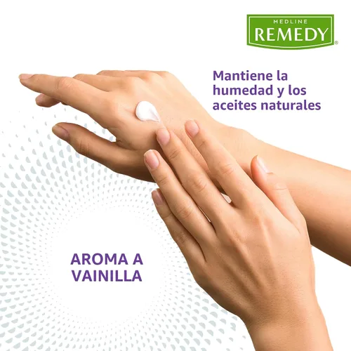 Vista 5 de Medline Remedy - Crema clínica para la piel, aroma a vainilla (16 onzas líquidas), 2 unidades, crema hidratante facial y corporal para todas