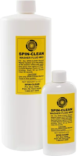Vista 5 de Spin-Clean Kit de lavadora de discos de vinilo MKII Deluxe – Ofrece cinco paños de secado adicionales, 32 onzas adicionales para líquidos y cepillos