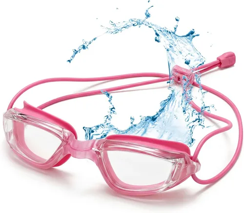 Vista 48 de Aegend Swim Goggles, Swimming Goggles No Leaking Full Protect Adult Youth Todo negro
