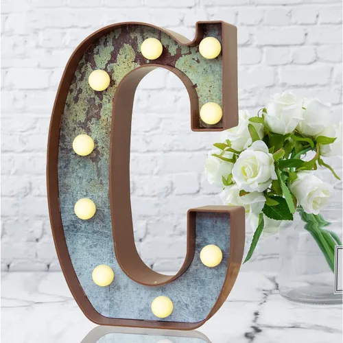 Vista 27 de Elnsivo - Letras con luces LED, efecto a hierro
