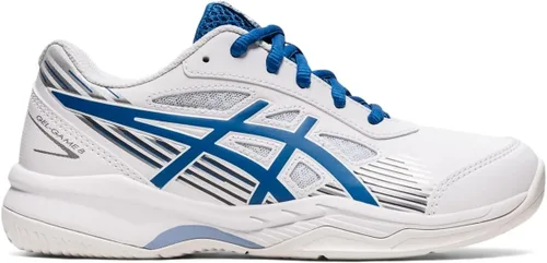 Vista 4 de ASICS Gel-Game 8 - Tenis escolares para niños, Blanco