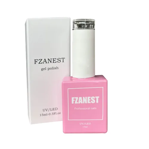 Vista 6 de FZANEST Esmalte de uñas en gel con purpurina LED UV, color brillante removible, arte de uñas (oro diamante claro)