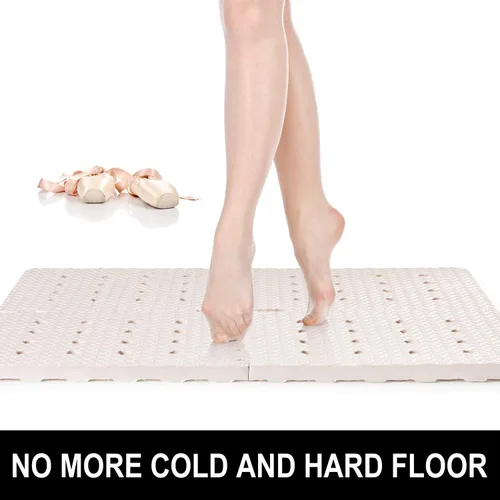 Vista 4 de BOWERBIRD Alfombrilla Original Antifatiga para Ducha - Material de Espuma Extra Grueso y Suave que Amortigua Cómodamente Tus Pies - Cuadrada - 4