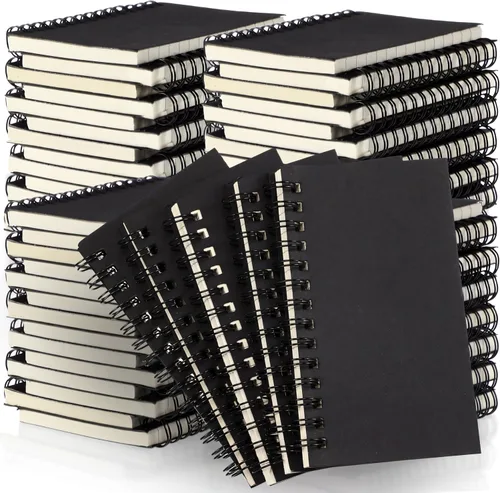 Vista 22 de Jutom 2 cuadernos pequeños en espiral, blocs de notas de 3 x 5 pulgadas, cuadernos de bolsillo pequeños a granel, mini bloc de notas con páginas