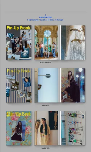 Vista 3 de ( Blue Book Version ) NEWJEANS NEW JEANS 1st EP Album ( MINJI Ver. ) K-POP SEALED