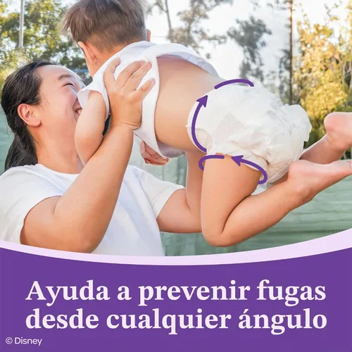 Vista 4 de Huggies Little Movers HuggFit 360 pañales talla 3, 168