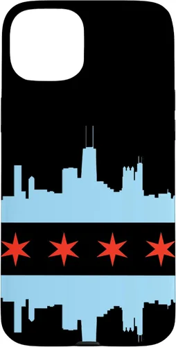 Vista 9 de Chicago Flag Skyline City of Chicago Pride Case for iPhone 17