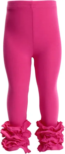 Vista 17 de HOOLCHEAN Leggings de algodón con volantes para bebés y niñas pequeñas