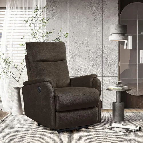 Vista 12 de Holaki Silla reclinable, silla reclinable para sala de estar, sofá reclinable Lazy Boy, silla de lectura, sofá individual, sofá reclinable