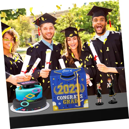 Vista 4 de Caja de tarjetas de graduación, caja de tarjetas de felicitaciones para clase de 2024, caja para tarjetas de graduación para suministros de fiesta
