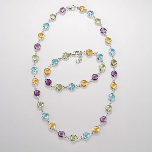 Vista 7 de Ross-Simons 4800 ct tw Multi-Stone Necklace in Sterling Silver