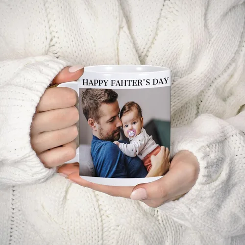 Vista 6 de Taza de café personalizada, taza de café personalizada, regalo de foto personalizada, tazas personalizadas con foto y texto, regalo de cumpleaños
