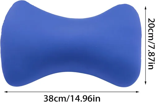Vista 4 de Microbead - Almohada de viaje de 15 x 8 pulgadas para dormir de lado, almohadas de microcuentas, diseño ergonómico extra suave, cojín de apoyo