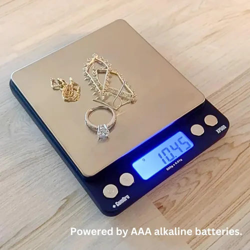 Vista 7 de GemOro Platinum XP500 - Báscula de bolsillo Jewelers, báscula portátil de encimera con precisión duradera, herramienta digital precisa con lectura