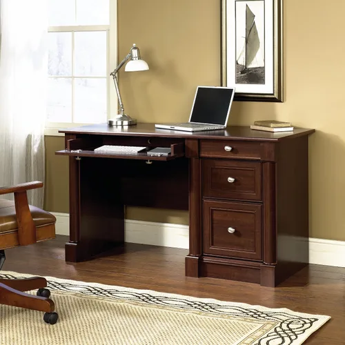 Vista 5 de Sauder Escritorio para computadora Palladia, acabado cereza selecto