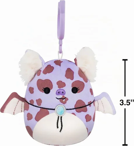 Vista 4 de Squishmallows Original Jolene The Lavender Spotted Cowgirl Fruit Bat Multisize Combo Pack – Peluche oficial de Jazwares (Exclusivo de Amazon)