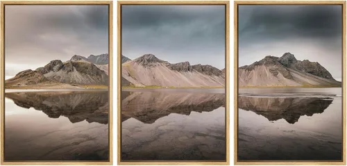 Vista 44 de wall26 Lienzo enmarcado para pared, juego de arte debajo de los tallos de bambú verde, naturaleza, desierto, fotografía, realismo, contemporáneo