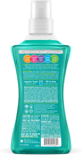 Vista 2 de Method Detergente líquido para lavandería; aroma a salvia de playa, removedor de manchas; 66 cargas por botella de 53.5 onzas; (paquete de 1)