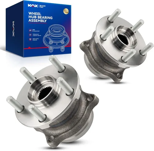 Vista 17 de KAX 510063 Rodamiento de rueda delantera compatible con Toyota Camry 2004-2017, Ford Edge 2007-2014, Toyota Sienna 2004-2010, conjunto de cubo