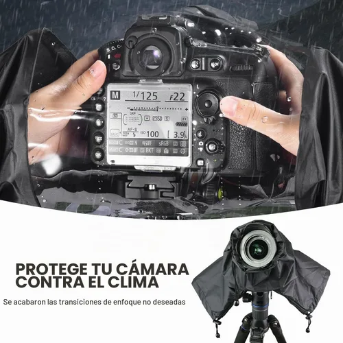 Vista 2 de Movo CRC01 - Funda impermeable de nailon para cámara con fundas de mano cerradas, compatible con cámaras réflex digitales Canon EOS, Nikon, Sony