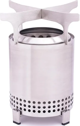 Vista 8 de Encimera de cocina para estufa individual, mesa XL, accesorios de campamento. Convierte la hoguera de mesa en estufa de campamento. Compatible