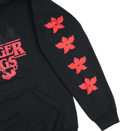 Vista 3 de Stranger Things - Sudadera con capucha de Demogorgon Evolution para hombre adulto, Negro