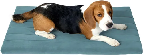 Vista 9 de BALANCE Cama para Jaula de Perro, Colchón Ortopédico para Perro con Forro Impermeable, Tapete Lavable de Espuma para Jaula para Razas de Perros Hoja