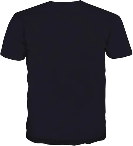 Vista 2 de KYKU Accesorios de disfraz de pirata negro, camisetas de manga corta para hombre