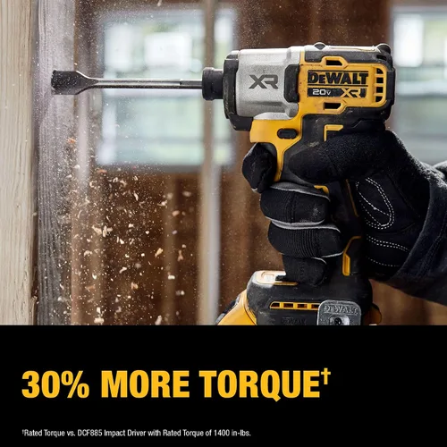 Vista 6 de DEWALT 20V MAX XR - Kit combinado de herramienta eléctrica inalámbrica de taladro de impacto y taladro de martillo, incluye 2 baterías POWERPACK