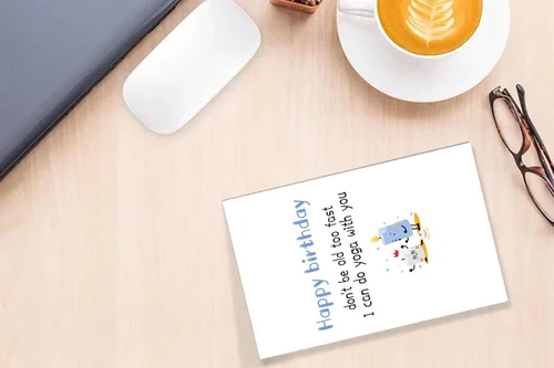 Vista 3 de Divertida tarjeta de felicitación de cumpleaños de diseño único, divertida tarjeta de felicitación para hermanas, madres, amigas, para expresar tus