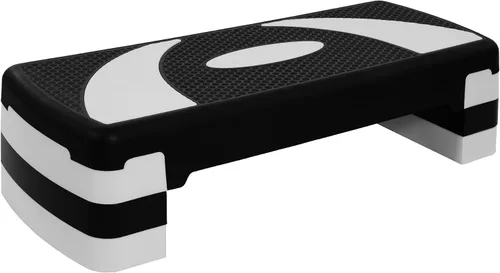 Vista 13 de BalanceFrom 31-inch Aerobic Step Platform Trainer with 3 Adjustable Risers Negro