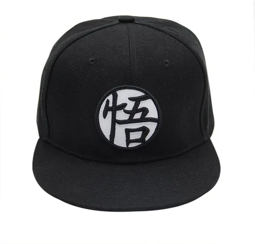 Vista 2 de Gorra de béisbol de anime de lona Snapback estilo hip-hop