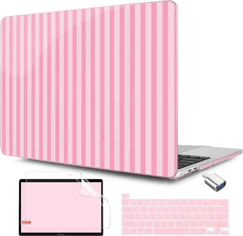 Vista 15 de TWOLSKOO Funda compatible con MacBook Pro de 13 pulgadas 2023-2016 A2338 M2/M1 A2251 A2289 A2159 A1989 A1706, cubierta rígida de plástico y funda