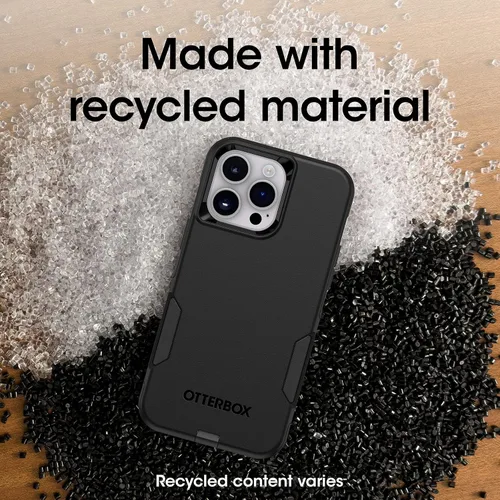 Vista 7 de OtterBox Funda para iPhone 14 Pro Max Commuter Series, negra, delgada y resistente, apta para bolsillo, con protección de puerto