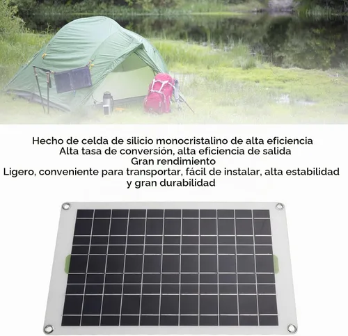 Vista 3 de Kit de controlador solar y panel solar MPPT de 30 A, cargador de panel solar de 12 V, 24 V, 50 W, cargador de batería para caravana, remolque