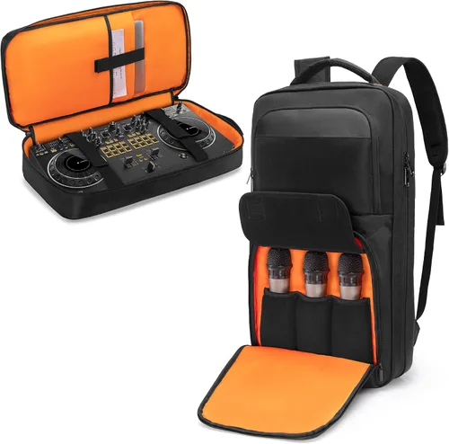 Vista 8 de Rexmica - Mochila para controlador de DJ para mezclador DDJ-400/SB2/SB3/REV1/FLX4