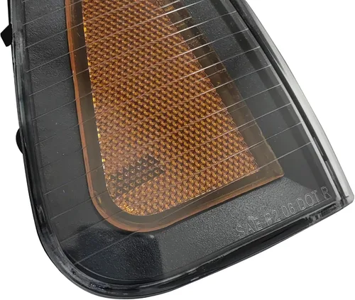 Vista 6 de Conjunto de luz de esquina de señal de giro lateral con bombillas compatible con Dodge Charger 2005 2006 2007 2008 2009 2010 sustituye a CH2550124
