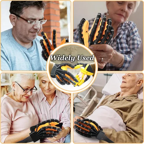 Vista 6 de Guante robot de rehabilitación mejorado, guante robótico de rehabilitación de dedos, equipo de terapia para recuperación de hemiplejía de mano, 4