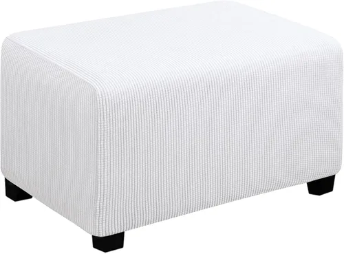 Vista 89 de Easy-Going Funda Elástica para Otomana Taburete de Almacenamiento Plegable Protector de Muebles Funda Rectangular Suave con Parte Inferior Elástica