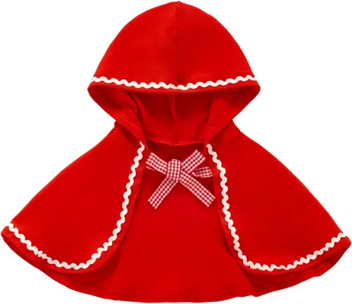 Vista 4 de MOMMY'S NEW MAN Disfraz de Caperucita Roja para Niñas con Capa para Halloween y Navidad
