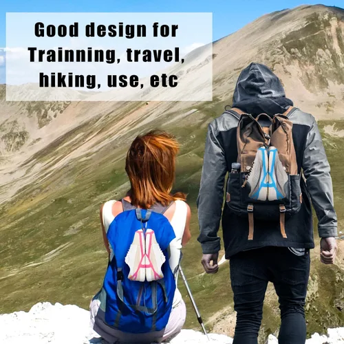 Vista 3 de 2 clips para calzado, soporte de silicona para zapatos para mochila, accesorio deportivo, portador de zapatos para deportes y viajes de montañismo