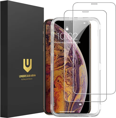 Vista 15 de UNBREAKcable Protector de pantalla de vidrio templado inastillable para iPhone SE 2022/SE 2020, iPhone 8/7 [2 unidades] [99.99% transparente HD]