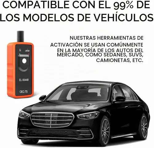 Vista 4 de EL-50448 TPMS Herramienta de reaprendizaje para sensor de neumáticos GM, herramienta de reinicio TPMS, herramienta de activación del sistema