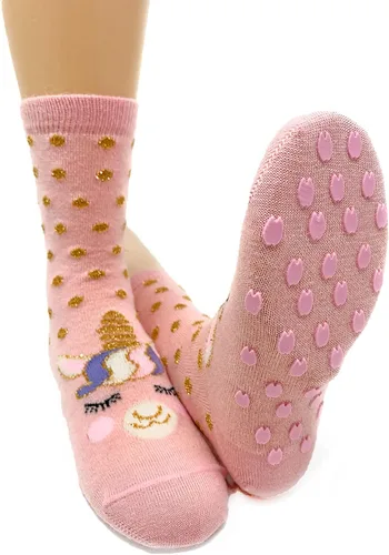 Vista 3 de Warrior Alpaca Socks - Calcetines antideslizantes Alpacacorn Princess